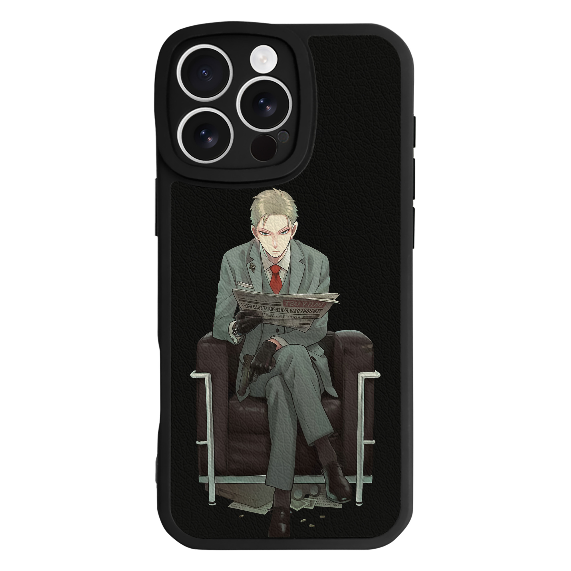 （画像用） SPY×FAMILY间谍家家酒 【iPhone 16シリーズ対応】シリコンスマホケース（レザー調） 材質：シリコン